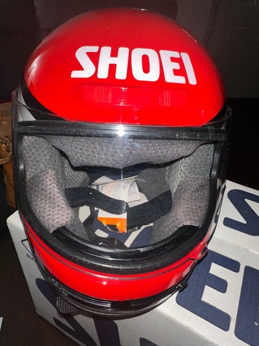 1989 VINTAGE SHOEI HELMET MEDIUM SIZE - Picture 2 of 6
