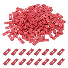200Pcs 2.54mm Jumper Caps, Open Top Header Pin, Long Circuit Blocks, Red