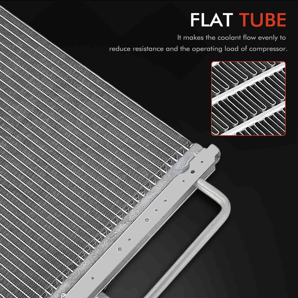 Condensador AC com suporte para Ford E-150 Econoline 1992-1996 E-250 Econoline - Imagem 3 de 4