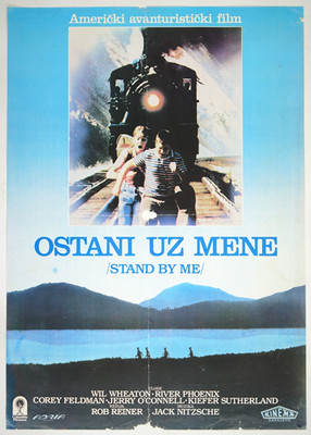 STAND BY ME Original RARE exYU movie poster 1986 RIVER PHOENIX, COREY FELDMAN