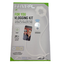 DigiPower Go Viral For You Vlogging Kit DP-VLR3 Live Streaming Ring Light- Video