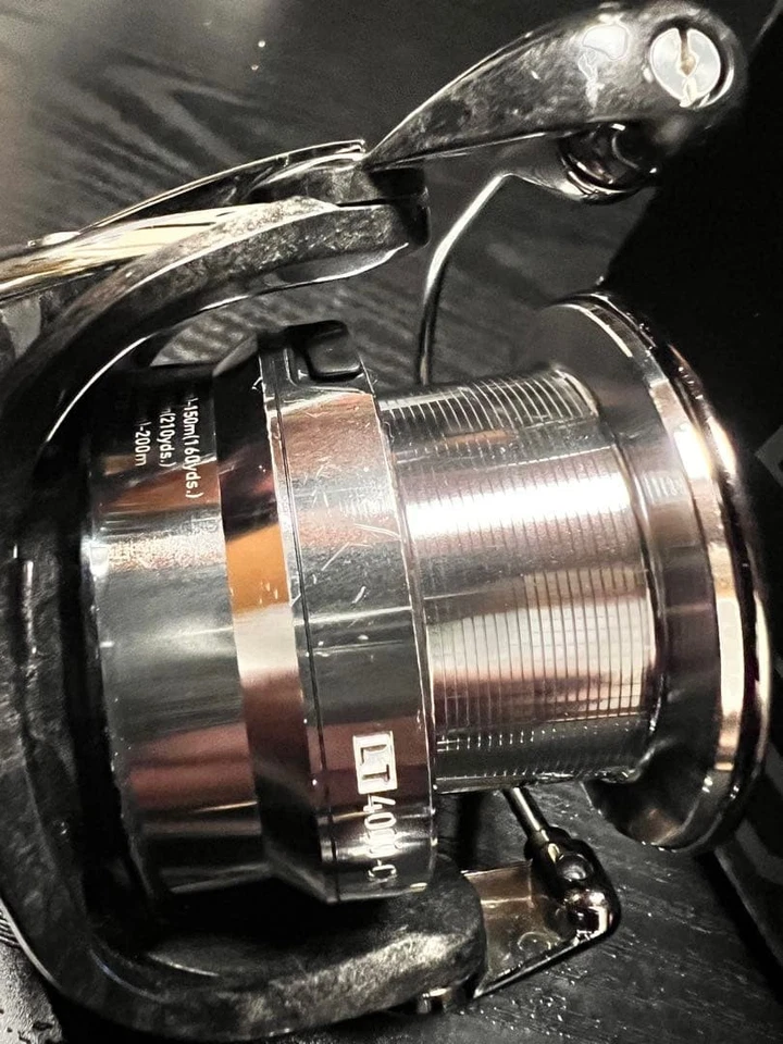 Daiwa 18 Exist LT4000-CXH Spinning Reel with Libre EF30 Handle Used - Image 2 of 3