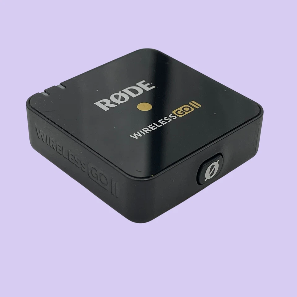 Sistema de micrófono inalámbrico de un solo canal Rode Wireless GO II negro #MB7820 (VK) Foto 2 de 4