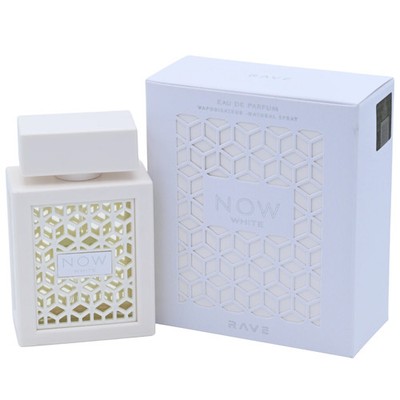 Now White Rave by Lattafa perfume unisex EDP 3.3 / 3.4 oz New in Box