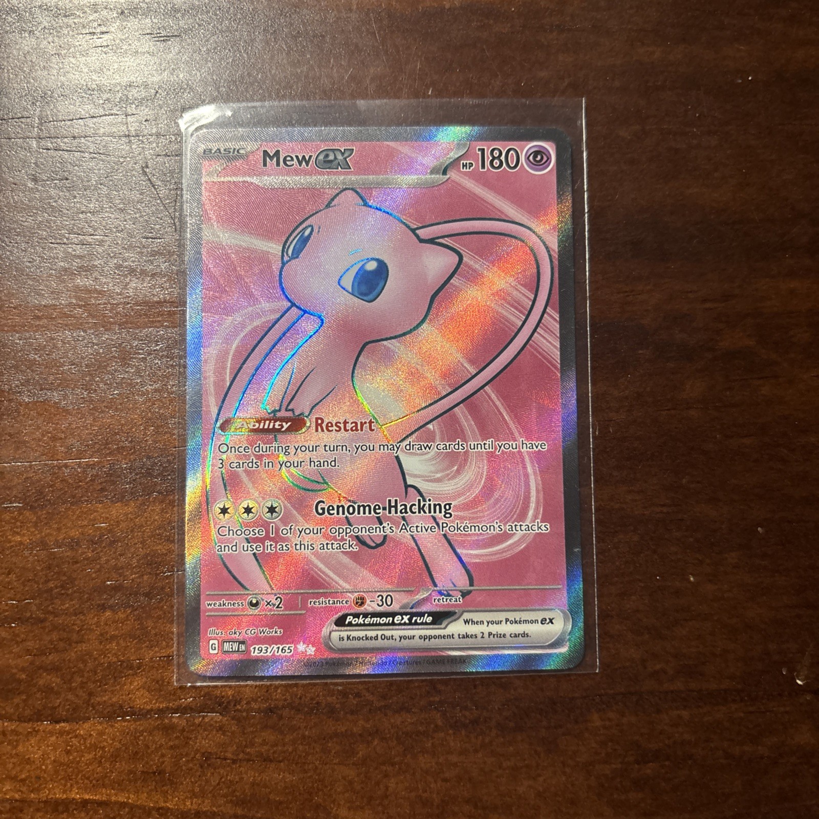 2023 Pokemon SV 151 Mew ex #193/165 Full Art Mint