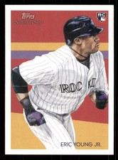 Eric Young Jr. 2010 Topps National Chicle #263 RC Colorado Rockies