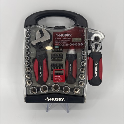 #ad Husky 45 Piece Stubby Combination Wrench amp; Socket Set # 532 135 in Case. $29.97