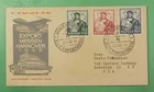 DR WHO 1949 GERMANY FDC HANNOVER EXPORT FAIR COMBO R52641