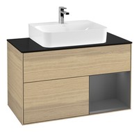 Villeroy & Boch Finion Waschbeckenunterschrank FüR Becken Mittig Regal Rechts...