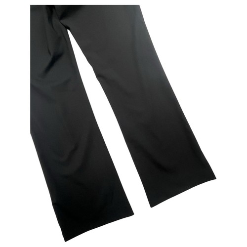 New Alice Olivia Pants Womens 8 Black Wool Wide Leg Trousers Slacks Base Career - Picture 10 of 15