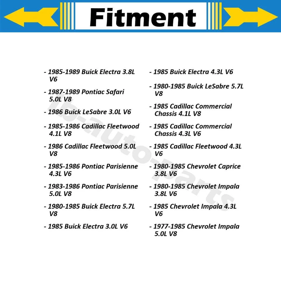 Front Upper Control Arm w/ Ball Joint 2x Fits 1980 1981 Pontiac Bonneville 5.7L - Image 3 of 4