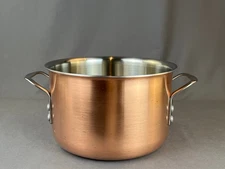 Calphalon Tri-Clad Copper Stainless 6 Qt Stock Pot #8706 No Lid