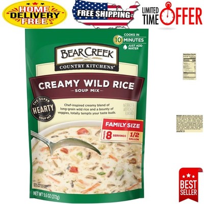 9.6 Ounce Creamy Wild Rice Soup Mix - Packed with Nutritious Veggies & Herbs