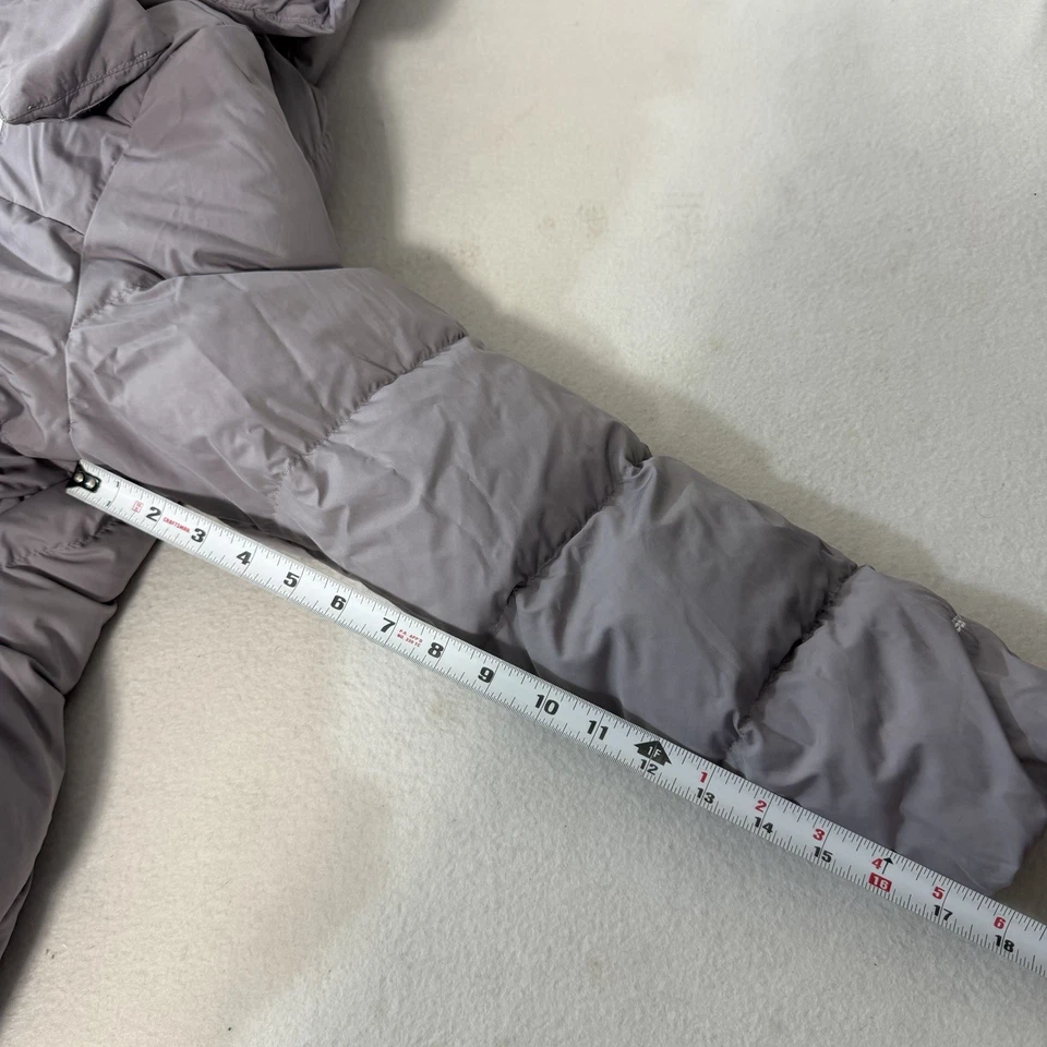 Женщин North Face тройной C парка пыли вниз теплый длинное пальто лаванды серый S - Изображение 4 из 4