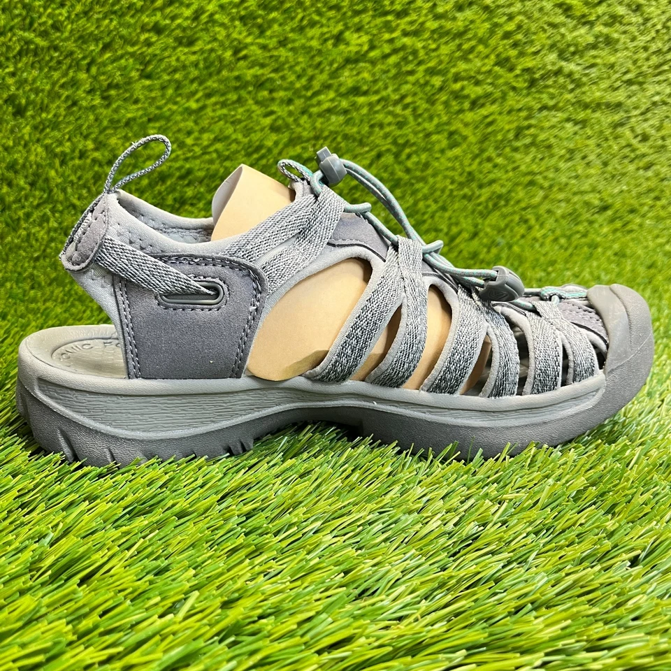 Keen Whisper Womens Size 8 Gray Walking Outdoor Hiking Sport Strappy Sandals - Image 4 of 4
