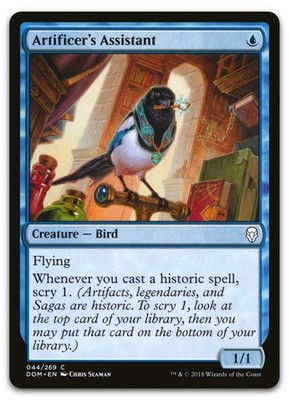 Artificer's Assistant #44 (NM) Dominaria DOM Magic MTG