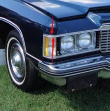 1974 Chevy Impala Sport Of America Rh Passenger Fender Extension Trim Oem 1974 Chevy Impala Sport Of America Rh Passenger Fender Extension Trim Oem