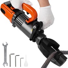 Electric Hydraulic Rebar Bender, 1500W Portable Steel Bending Tool 0-130 25mm