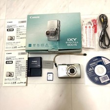 Canon IXY DIGITAL 800IS Silver Compact Digital Camera Tested Working Japan