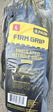 Firm Grip Insulated Nitrile Work Gloves Large...