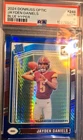 2024 Panini Donruss Optic - Rated Rookie Jayden Daniels #248 Blue Hyper Prizm RC