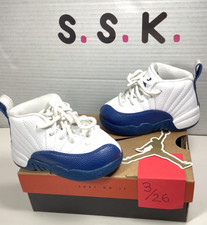 Jordan 12 Retro French Blue TD Shoe Size 5c Blue 850000-114 NWT
