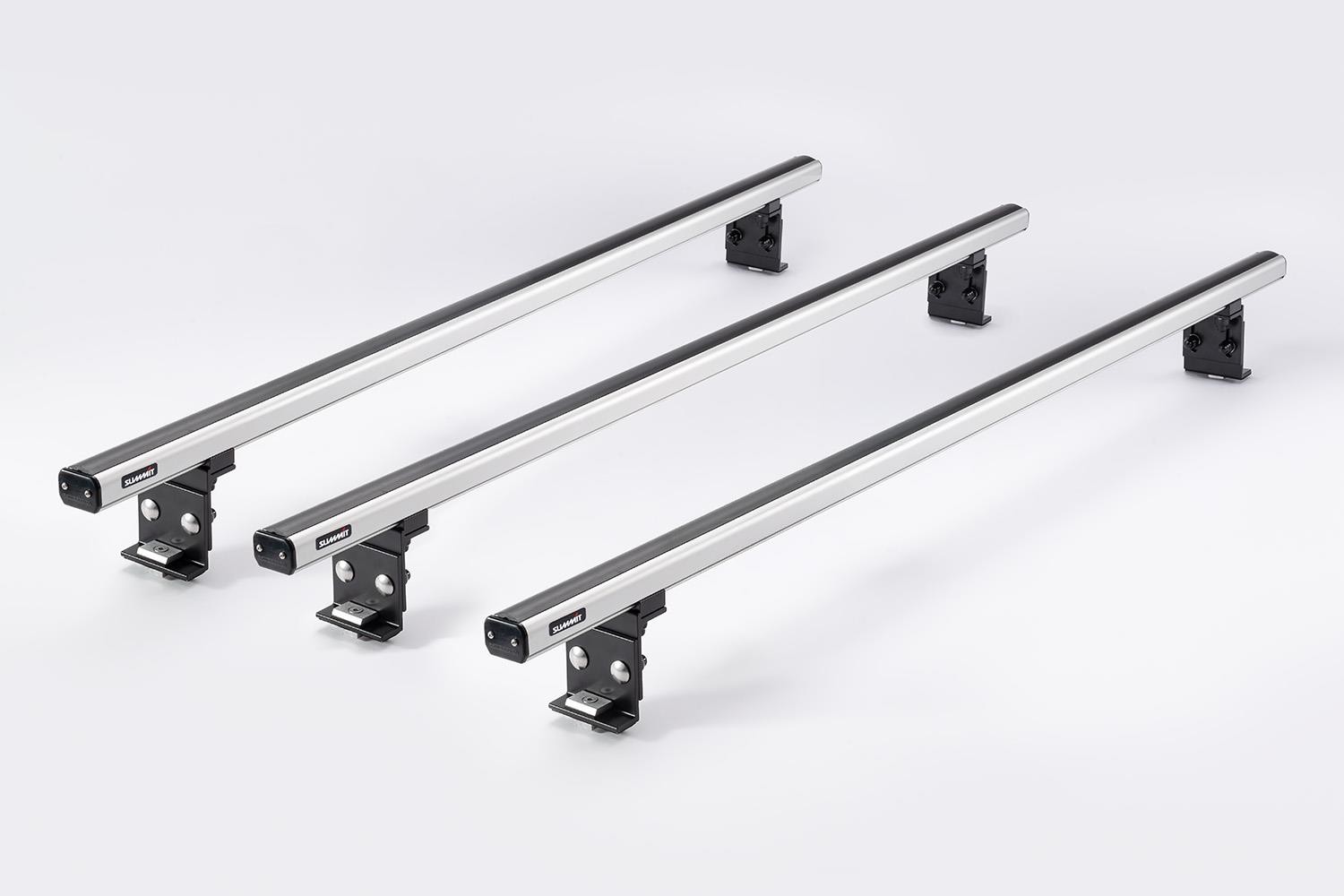 Summit SULC-004 Aluminium Fixed Point Roof Bars 150cm, Set of 3