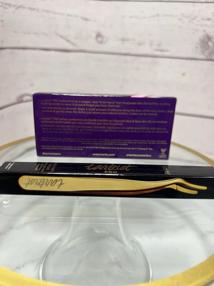PESTAÑAS VEGANAS TARTEIST "DESACARADAS" + APLICADOR AUXILIAR DE PESTAÑAS PROFESIONAL NUEVO EN CAJA Foto 3 de 4