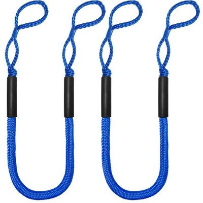 Jranter Bungee Dock Lines 4 Feet Bungee Shock Cords Bungee Docking Rope Mooring