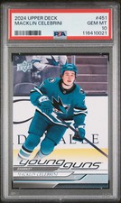 2024 Upper Deck Young Guns Macklin Celebrini #451 PSA 10