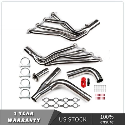 For 99-06 Chevy GMC Silverado/Sierra 4.8L/5.3L/6L Long Tube Exhaust Headers Kit - Image 1 of 4