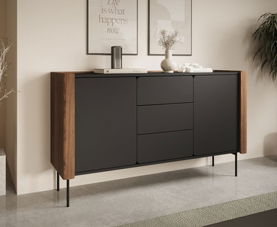 Sideboard Fibenins KSZ141 Kommode push to open mit Schubladen Wohnzimmer PR M24