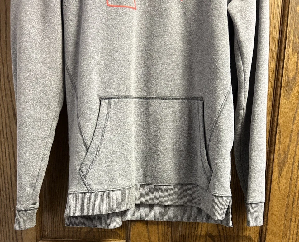 Sudadera con Capucha Under Armour Juvenil Talla XL Naranja/Gris Suelta ColdGear Sudadera con Capucha Foto 3 de 4