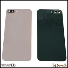 VETRO SCOCCA POSTERIORE COPRI BATTERIA BACK COVER PER IPHONE 8+ 8 PLUS ROSE GOLD