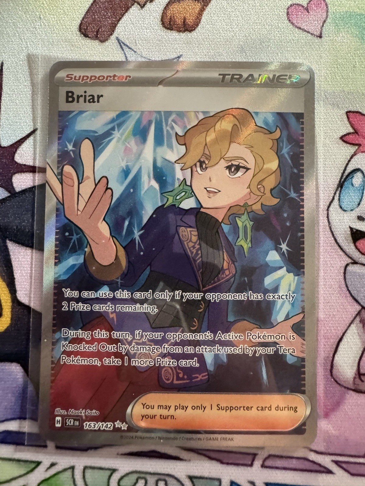 Briar 163/142 Ultra Rare - Stellar Crown 2024 Pokemon TCG NM