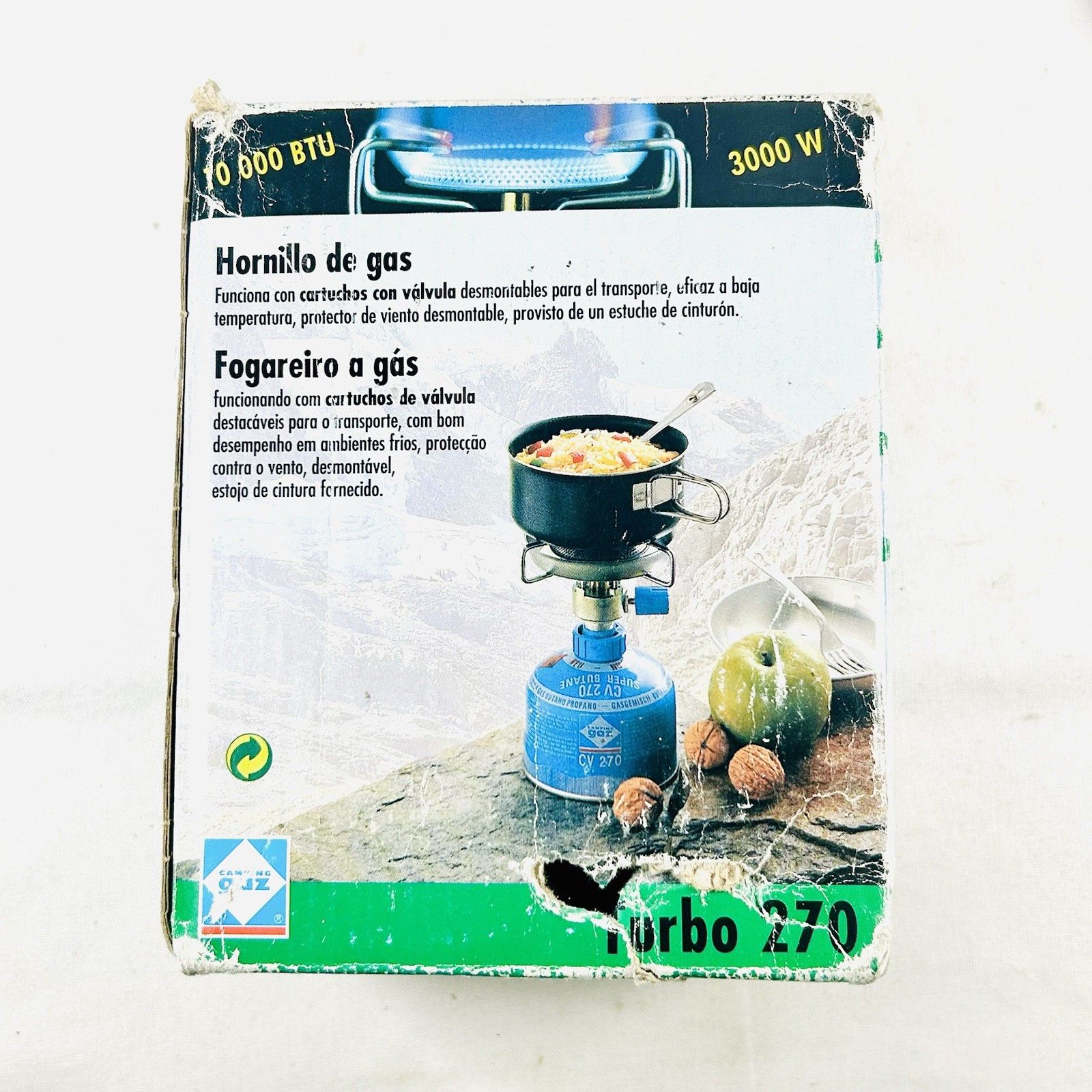 New Camping Gaz Campingaz Turbo 270 Portable Backpack Stove with Box