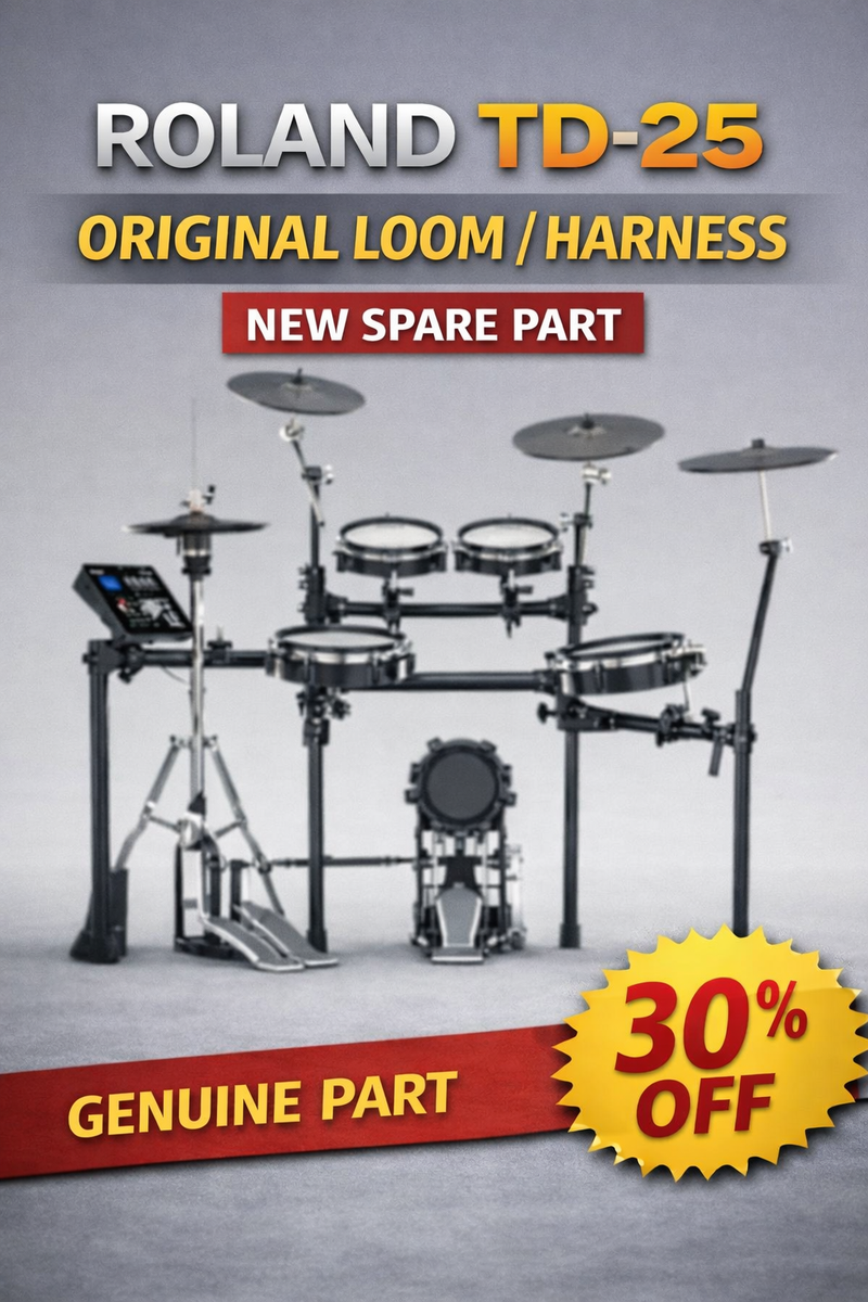 ROLAND TD-25 ELECTRONIC DRUM KIT - NEW SPARE - HARNESS / LOOM | eBay
