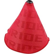 Universal Shift Boot Cover, Car Shift Knob Dust Cover, Fabric Shifter Red