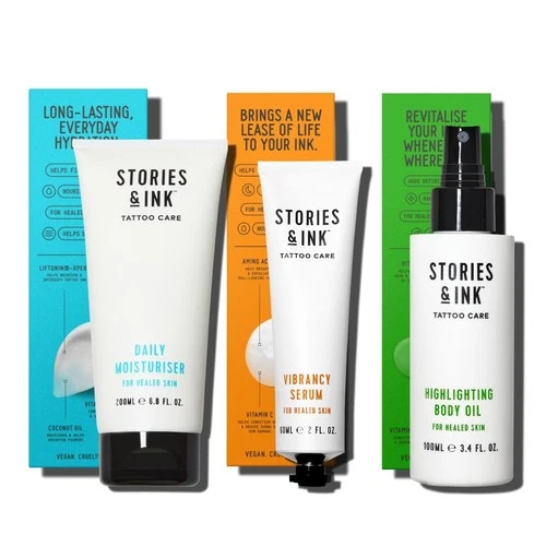 Tattoo Care Preservation Pack - 3 Piece Anti-Fade Routine for Vibrant Ink image 2