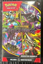 Pokemon TCG Mega Evolution Pitch Black Booster Bundle Factory Sealed 🚚✅