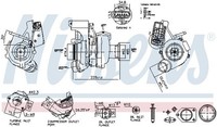 Turbolader Abgasturbolader FüR BMW 1 Coupe Cabriolet 3 Touring X1