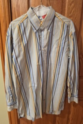 GANT Urban Fit Poplin Men's Shirt L Striped Regular Fit Cotton FREE SHIPPING