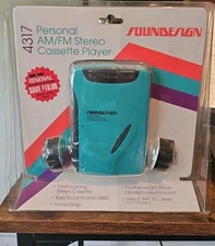 Rare Unopened Vintage Soundesign 4317 Portable Cassette Audio Player 