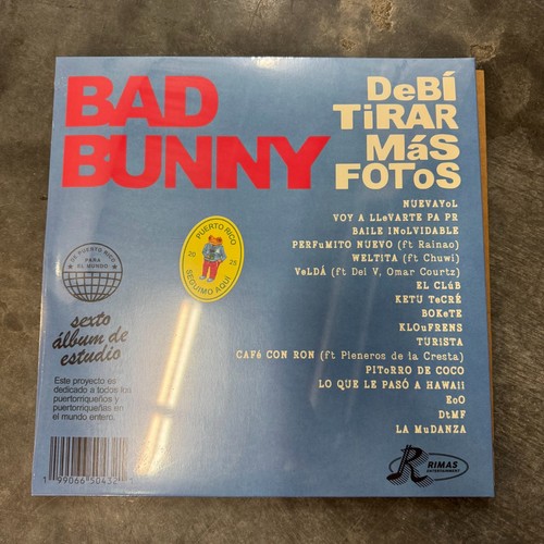 Bad Bunny DeBÍ TiRAR MáS FOToS Double Vinyl Gatefold NEW IN HAND - Picture 2 of 2