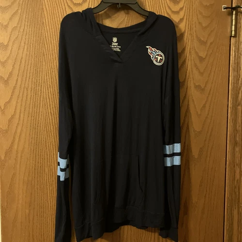 VETEMENTS Felpa con cappuccio Tennessee Titans donna taglia XL NFL abbigliamento squadra tasca canguro peso leggero
