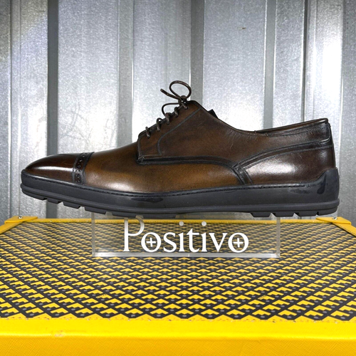 Bally Mens Reigan Mid Brown Leather 