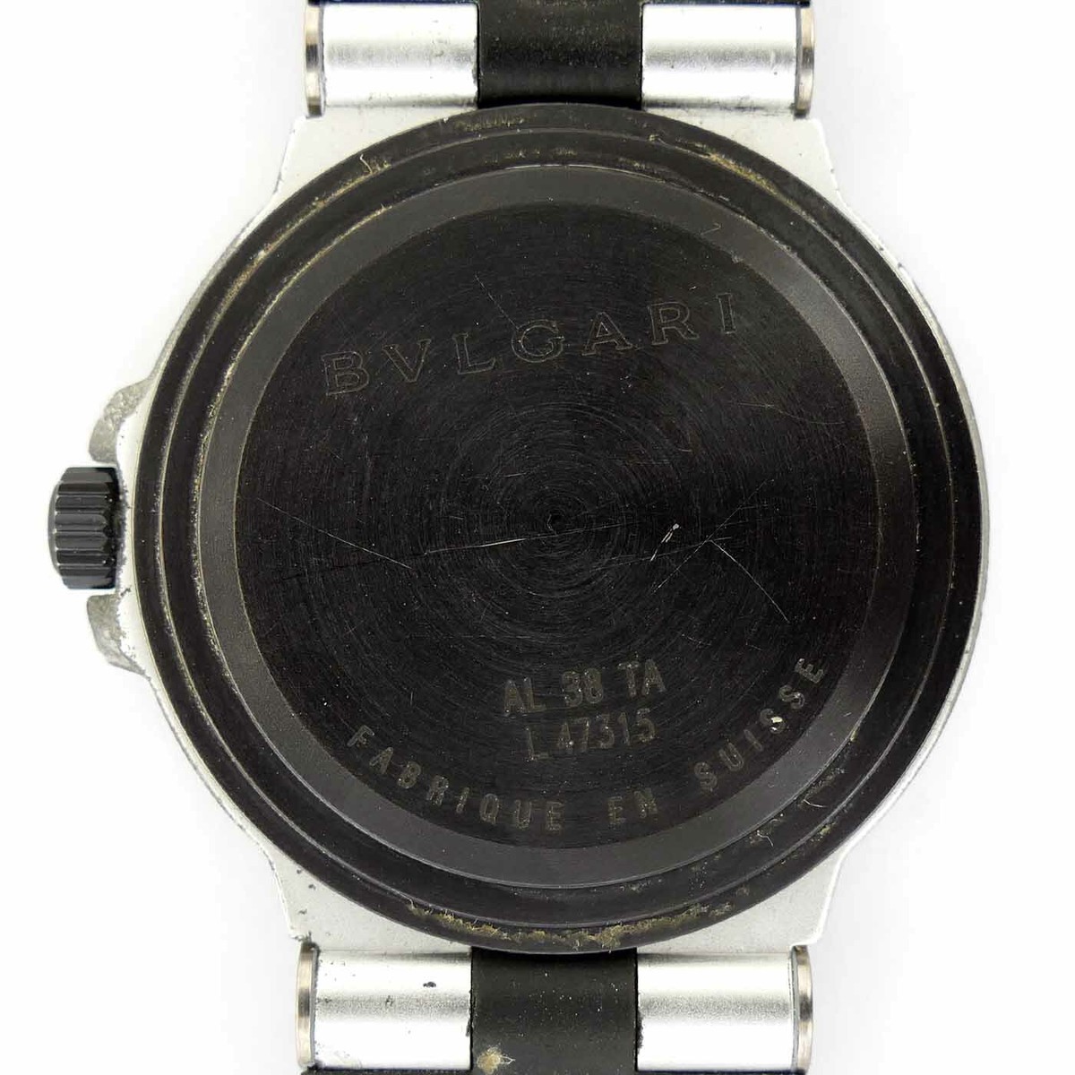 訳あり　ブルガリ BVLGARI ALUMINUM AL38TA Pre-owned Bvlgari Aluminium al38ta aluminum 38mm auto watch