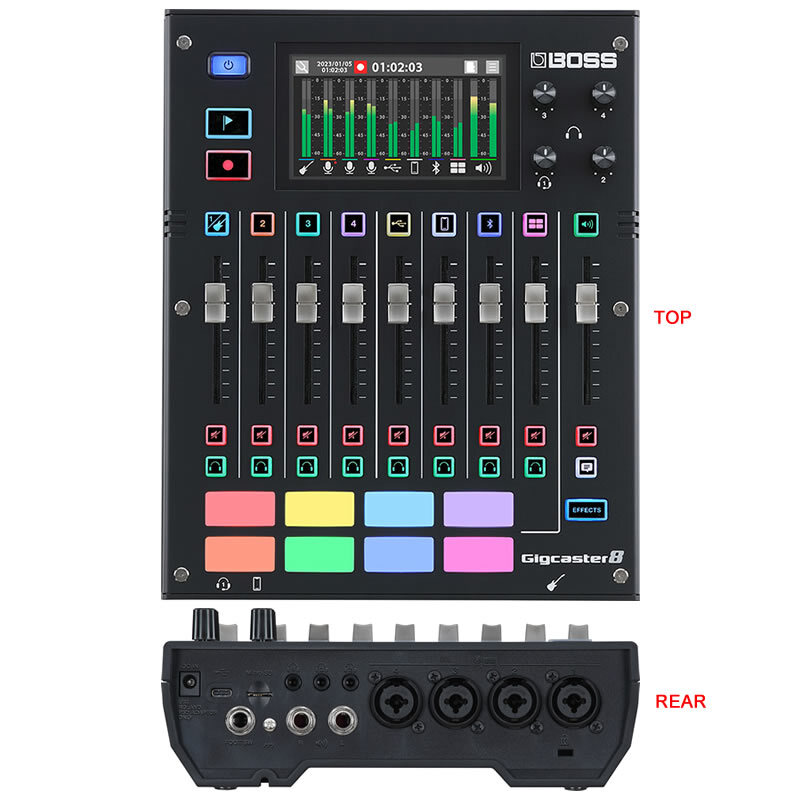 BOSS ( ボス )Gigcaster 8 GCS-8 BOSS Gigcaster 8 GCS-8 Audio Streaming Mixer 8-Channel Brand
