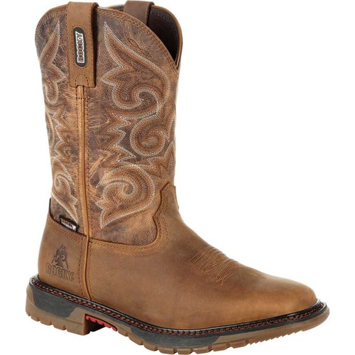 ROCKY WOMEN'S RKW0298 ORIGINAL RIDE FLX WATERPROOF WESTERN BOOT, SIZE 8.5 M - 第 1/6 張圖片