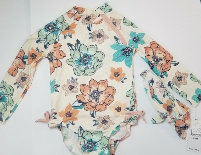 jessica simpson baby swimsuit long sleeve